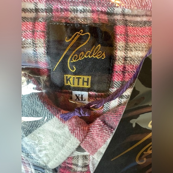 KITH for Needles Ribbon Cuts Flannel Shirt - Picture 2 of 7